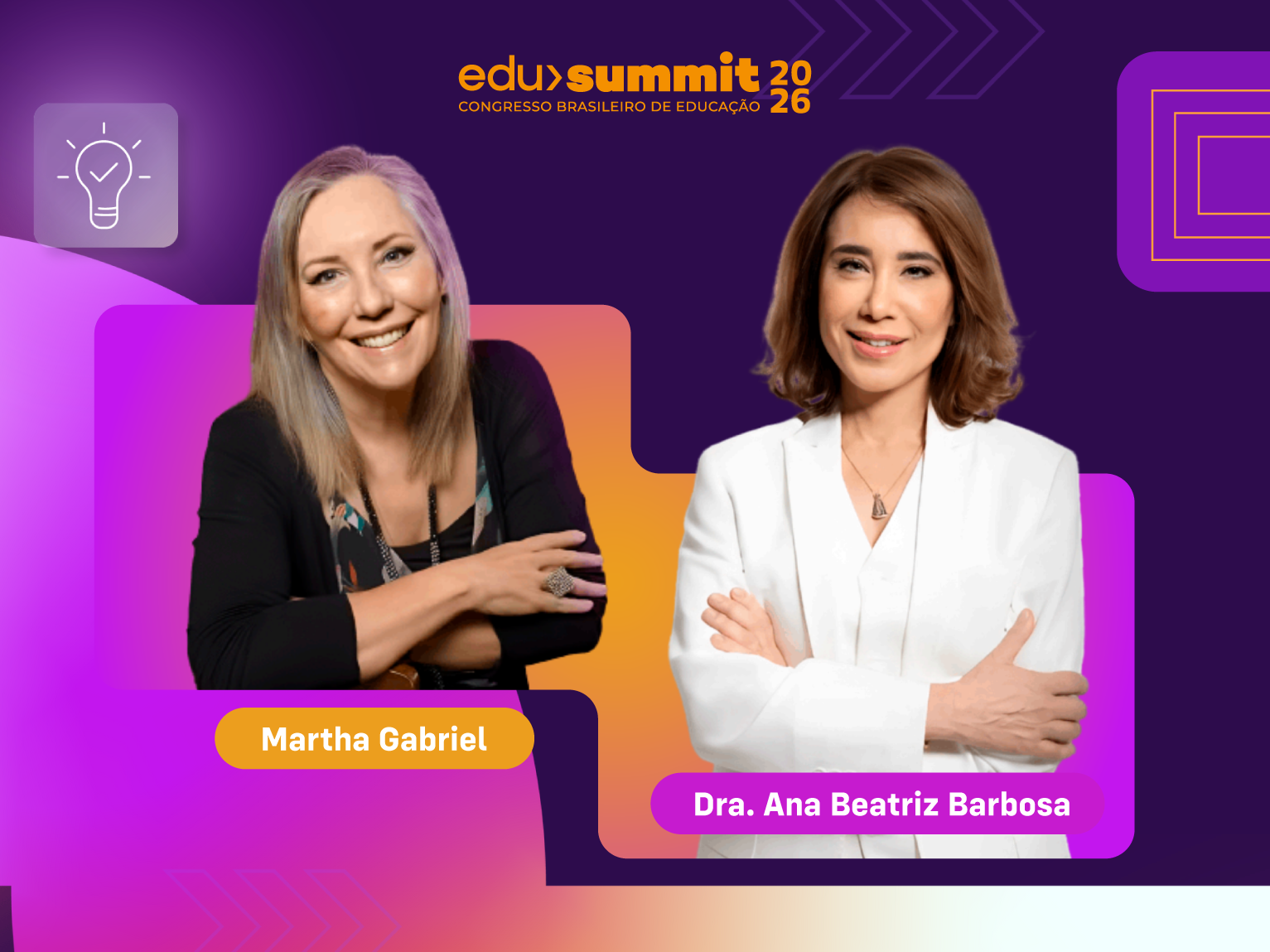 Edu Summit 2026 confirma Martha Gabriel e Dra. Ana Beatriz Barbosa em Fortaleza para o maior evento de educação do N/NE