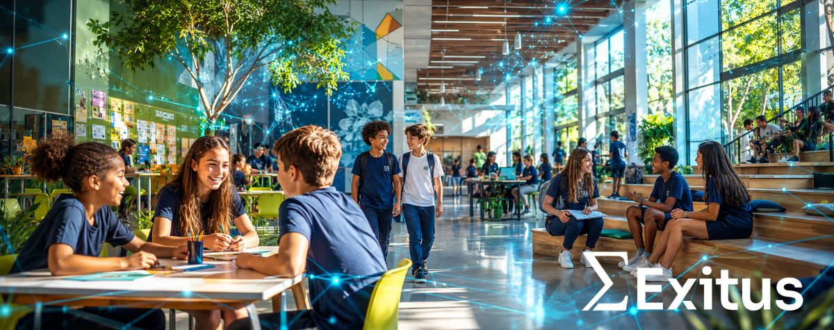 Como seria uma escola onde tecnologia, pedagógico e gestão funcionam como um só sistema?